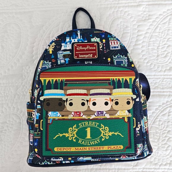 Disney Parks Dapper Dan Loungefly Backpack Funko POP! Mainstreet U.S.A - Picture 3 of 8